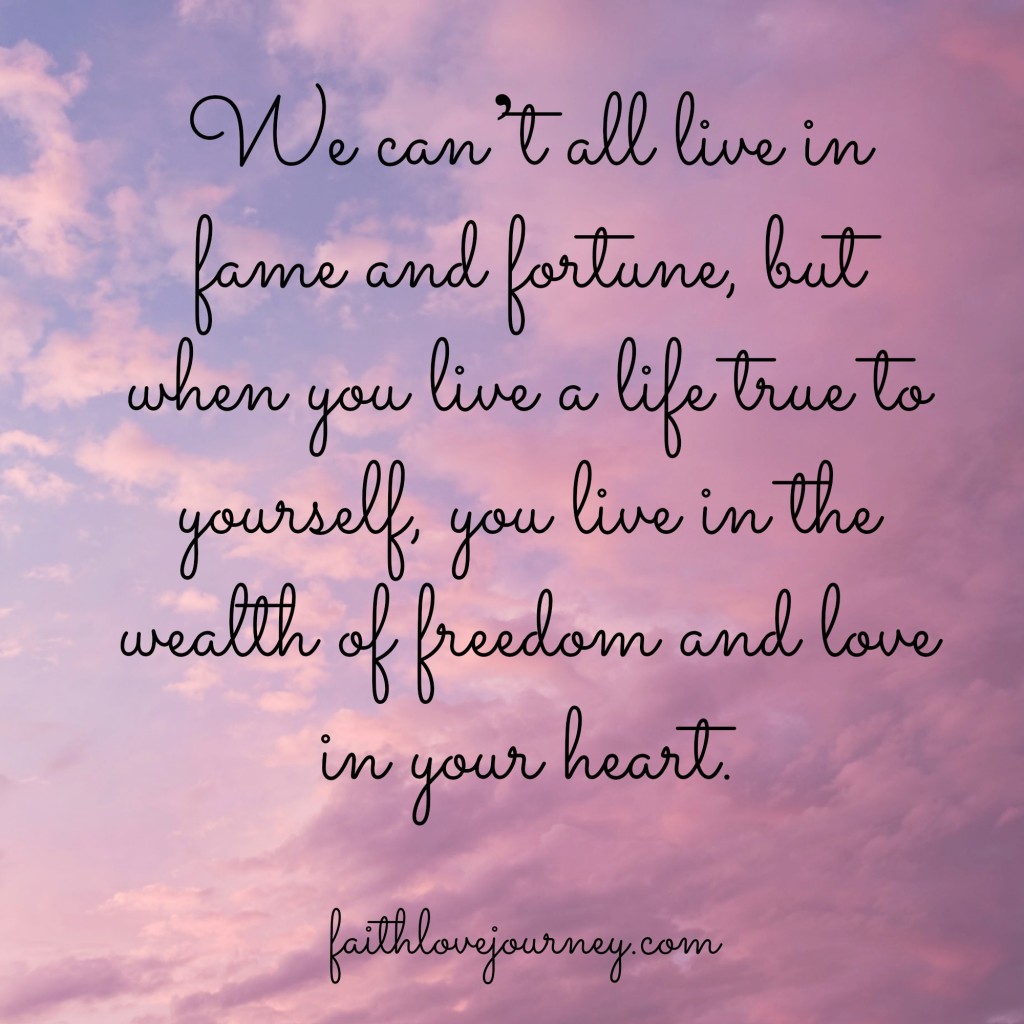 There is wealth in not conforming.